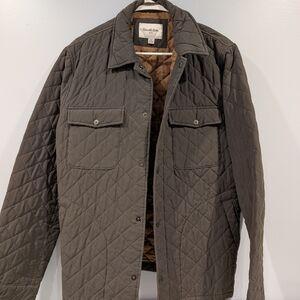 Goodfellow & Co Men's Quilted Shirt Jacket - Olive